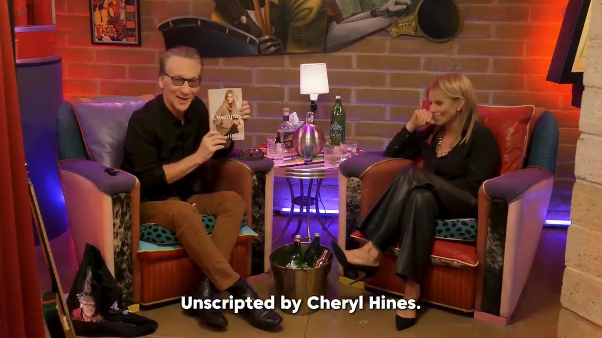 .Cheryl Hines Unscripted at Club Random with Bill Maher!