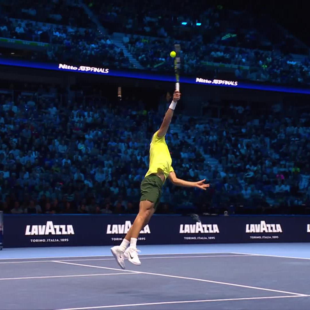 The Quote of someone saying Alcaraz is a deadly combination of Big 3 might just be the greatest quote tennis quote ever.. Same match he hit a Federer like back smash, Nadal like FH and Djokovic like defence. He’s special..