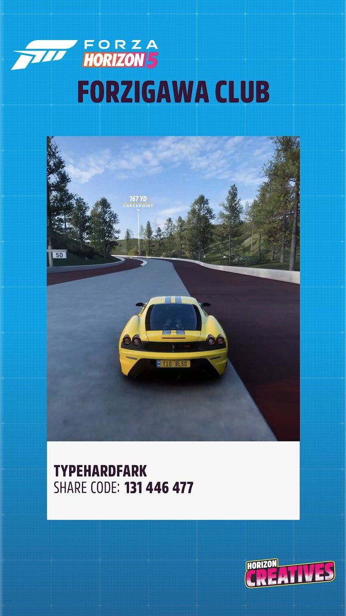 Forzigawa Club Circuit is where speed meets skill. Which car do you think will set the fastest lap?