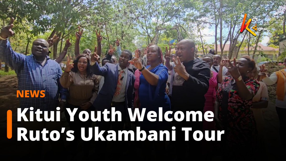 Ruto’s Four-Day Ukambani Tour Welcomed by Kitui Youth