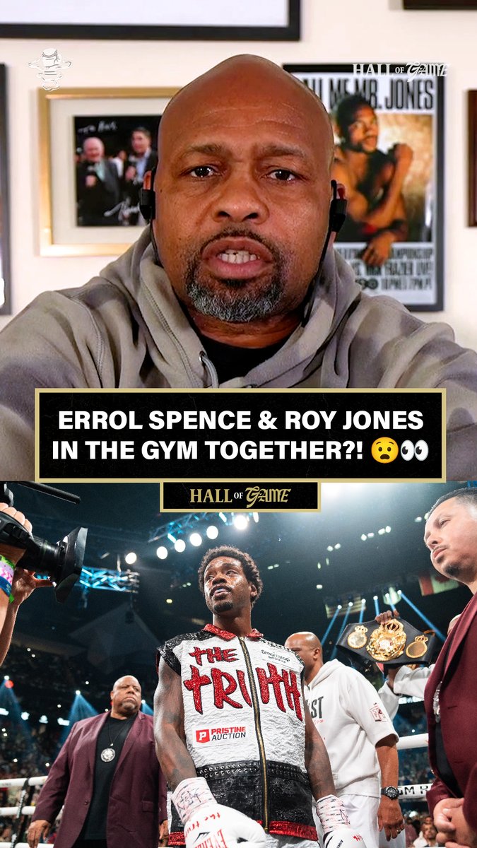 “You’re not judged by how you go down, it’s how you get up.” Roy Jones Jr. wants to help Errol Spence get that feeling back 😤 New HALL OF GAME out now on the All The Smoke Fight YouTube.