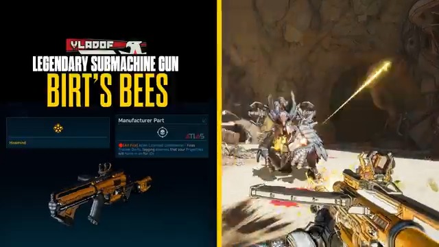 Fill your life with laughter and bees. 🐝 Completing this week's Wildcard Mission – Mob Rules – grants you the Legendary Vladof Submachine Gun Birt's Bees!