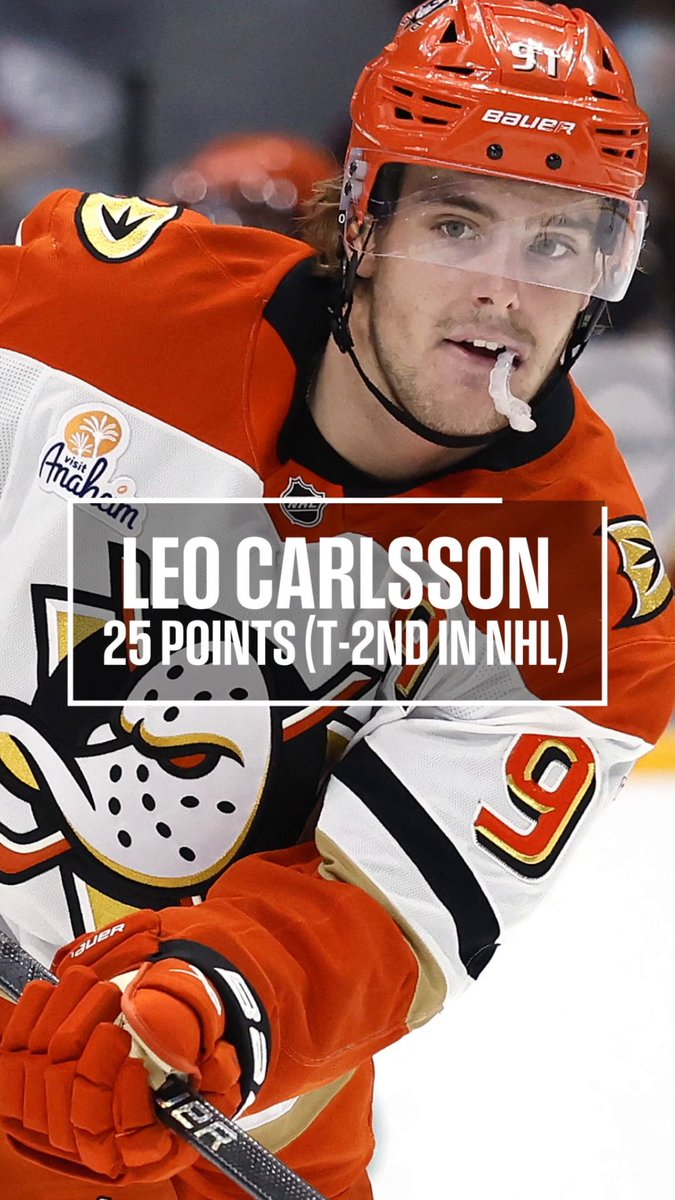 Leo Carlsson and the Anaheim Ducks eye an 8th straight win and No. 1 in the overall NHL standings tonight in Colorado. #NHLStats 🕤 9:30 p.m. ET / 6:30 p.m. PT 🇺🇸 NHLonTNT, Actually HBO Max, truTV 🇨🇦 Sportsnet 360 🌍