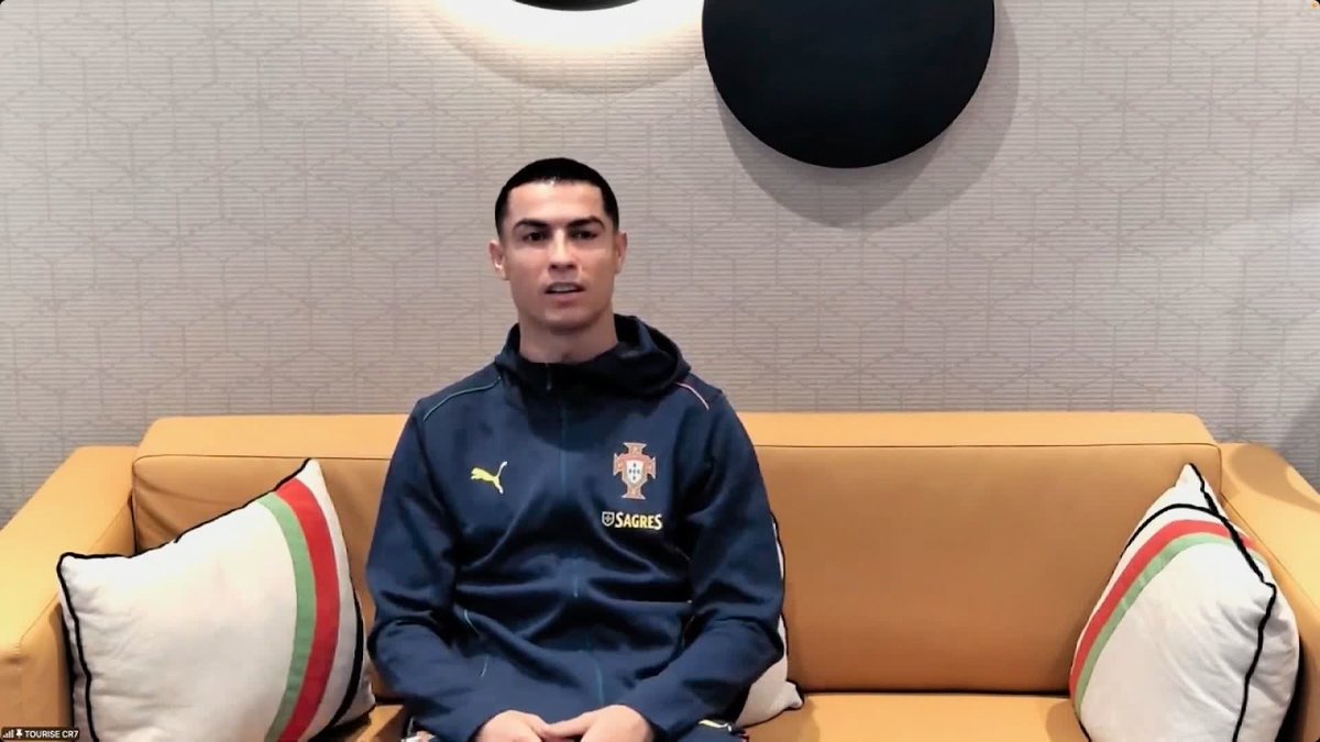 Cristiano Ronaldo says next summer’s World Cup will be his last major tournament before he retires 🎙️ 📺 Tourise