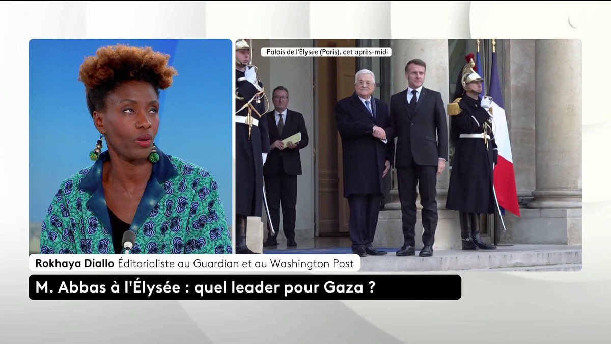 🔴 🗣️ "Ce qui compte pour avoir une crédibilité, c'est d'avoir une légitimité démocratique et populaire, et ce n'est pas du tout le cas de Mahmoud Abbas", indique Rokhaya Diallo. Le président de l'Autorité palestinienne est reçu à l'Elysée. #ToutEstPolitique #Canal16