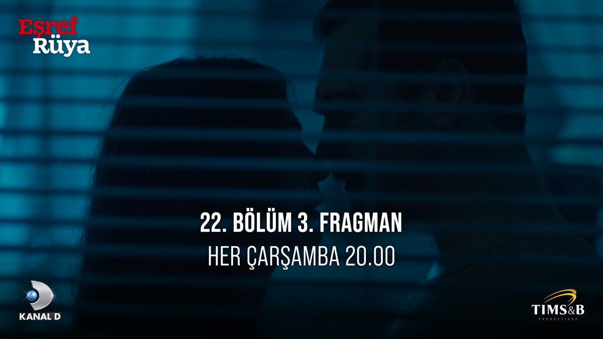 “Senden asla vazgeçmem!” #EşrefRüya yeni bölümüyle yarın akşam 20.00’de #KanalD’de, tv yayınından hemen sonra ise Amazon Prime’da sizlerle. @kanald TIMS&B Productions