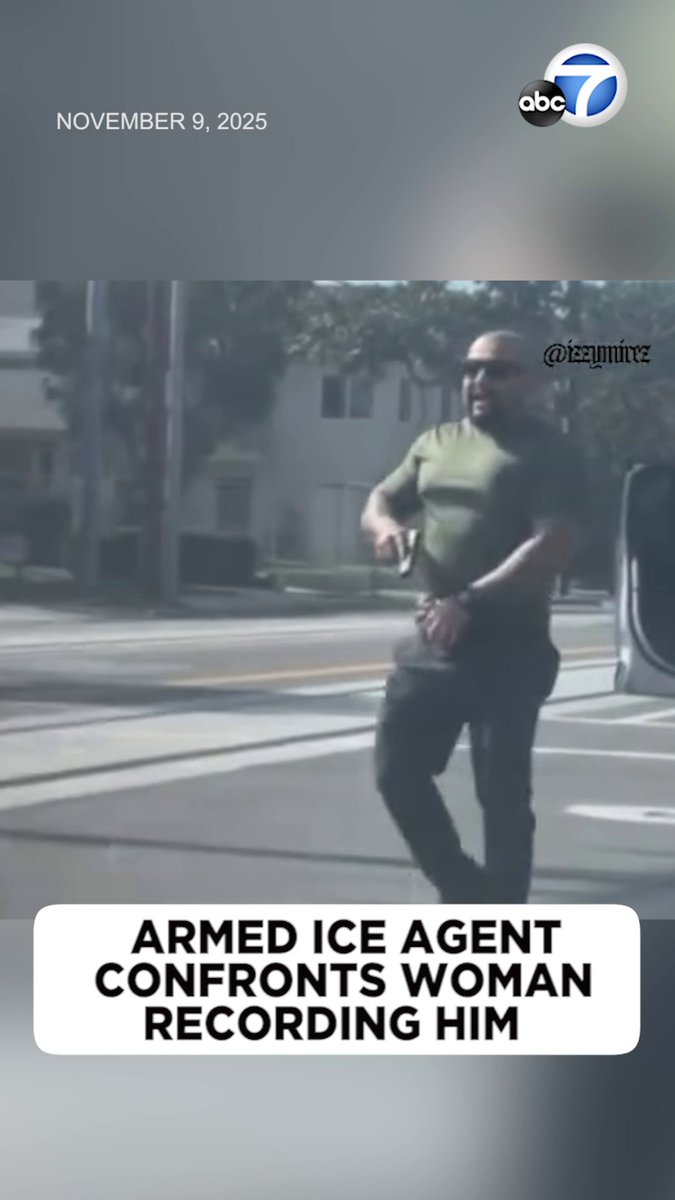 A police officer intervened when he saw a man - who later identified himself as an ICE agent - point a gun at a driver in Santa Ana Sunday afternoon, officials said. Video that captured a portion of the encounter was posted on social media and shows a plainclothes ICE agent with a gun interacting with police.