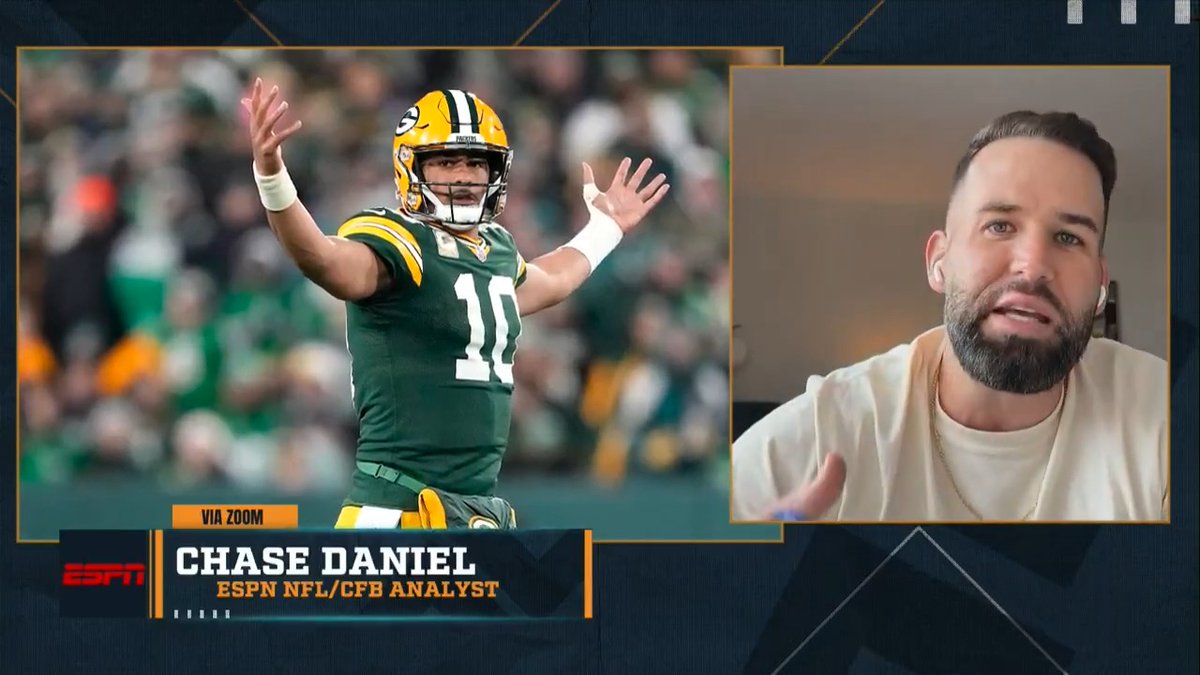 "I don't know if he's a guy that can elevate your team without 10 other guys around him playing well." – Chase Daniel on Jordan Love.