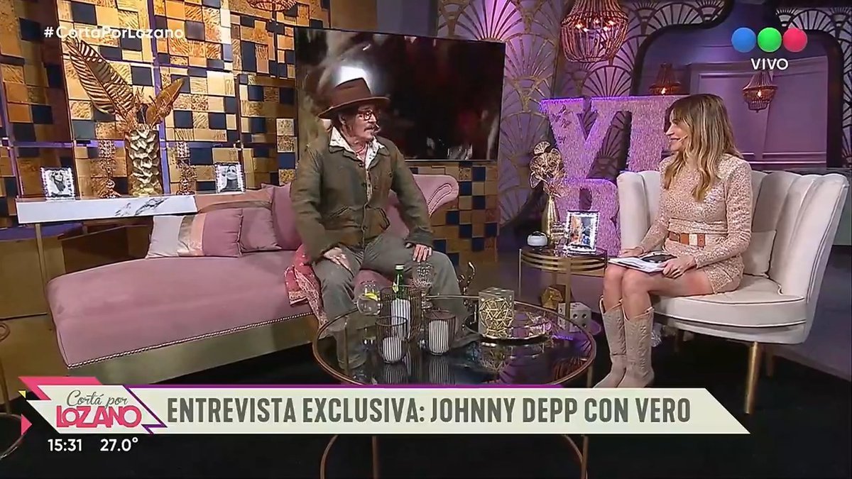 "Johnny Depp": Por su presencia en #CortáPorLozano