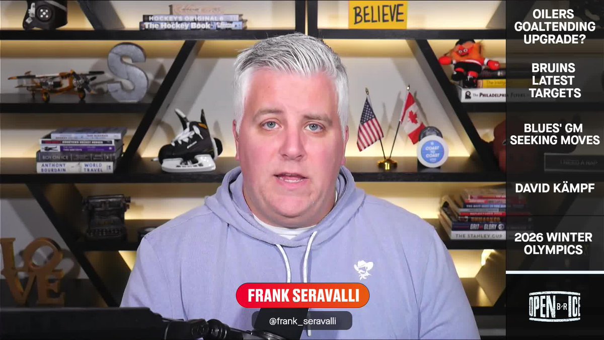 The Oilers have little cap space, and the goalie market is thin. Will they upgrade in goal? Is Juuse Saros the answer? 🤔 (w/ Frank Seravalli)