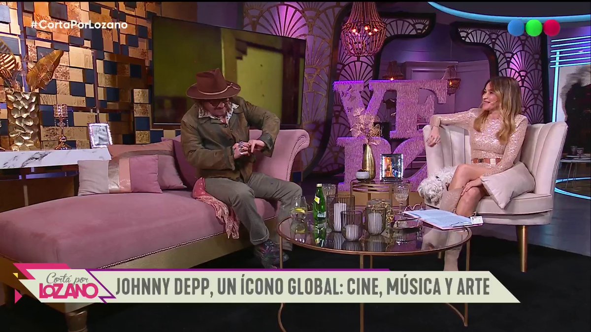 🇦🇷 Johnny Depp habla de Argentina en vivo Mirá #CortaPorLozano en vivo en 📺