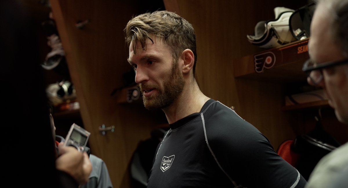 Hear from captain Sean Couturier and defenseman Cam York following Tuesday's practice at Flyers Training Center.