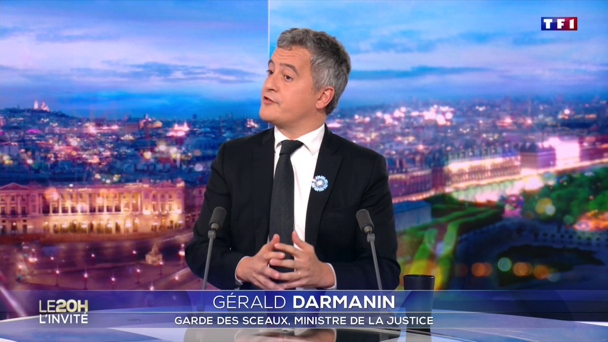 🔴 Gérald DARMANIN annonce sur TF1 l’ouverture de quatre autres prisons de “haute sécurité” à Réau, Valence, Aix-en-Provence et Saint-Laurent-du-Maroni