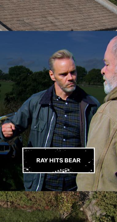 Bear was only protecting Anya! 😧 #Emmerdale