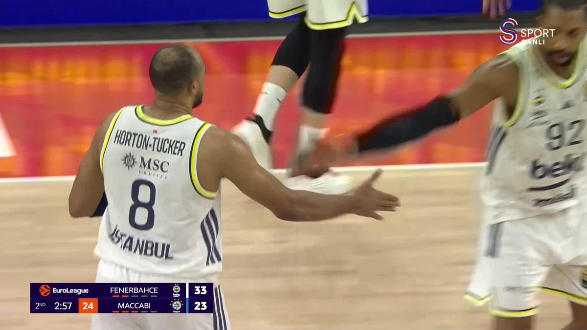 🌟 Talen Horton-Tucker, zor pozisyonda üçlüğü gönderiyor! 🧡🎉SPORX koduyla S Sport Plus yıllık üyelik sadece 1399 TL! ➡ S Sport Plus #İşBirliği