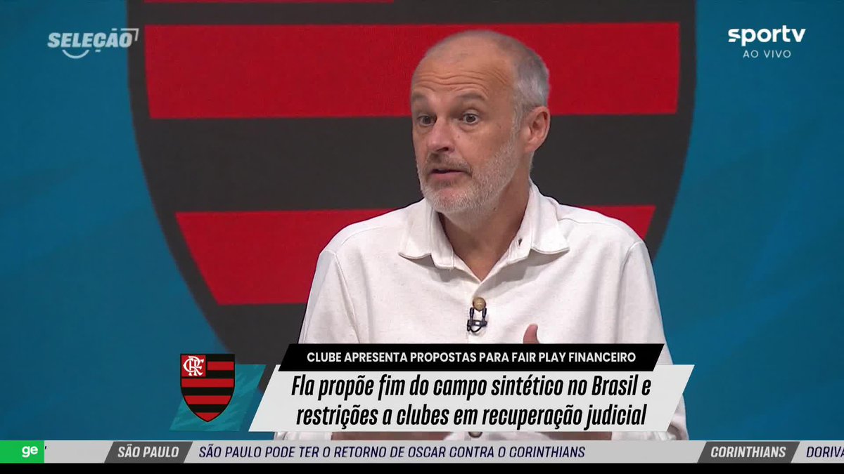 “Para mim, essa é a prova de que o Flamengo não está muito interessado em resolver as grandes questões do futebol brasileiro. O Flamengo está interessado em resolver as suas questões.” 🎙️ Sérgio Xavier Filho, no Seleção Sportv. 🎥 sportv | ge