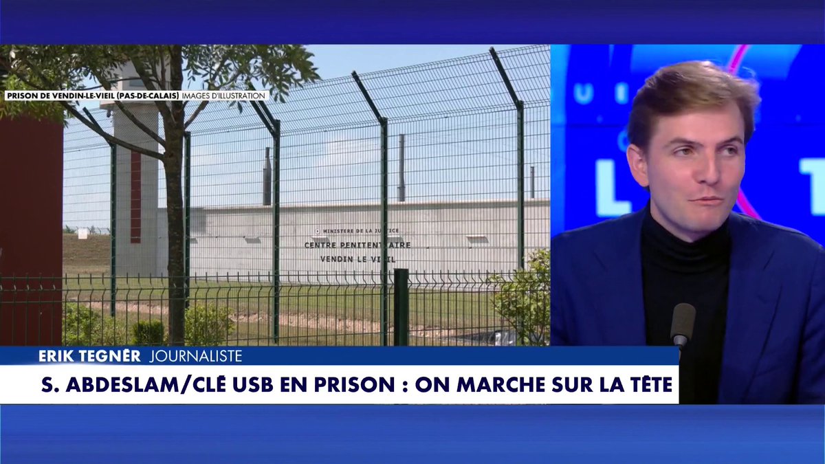 Erik Tegnér : «Après ça, il faudra nous dire qu'il n'y a pas de laxisme en France... Salah Abdeslam peut même se marier. Il y a de plus en plus de mariages chez les musulmans radicaux, parce que ça permet, entre autres, de contourner les lois sur la polygamie.»