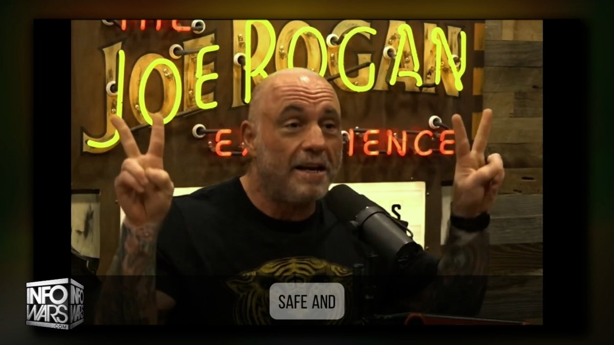 VIDEO: Joe Rogan Says Experimental COVID Shot Was About Big Pharma Making Money, But Alex Jones Reminds Him About The Pure Satanism Behind The New World Order- "No Joe, Making Money Is A Side Issue, Killing People & Sterilizing People Is The Main Issue!"