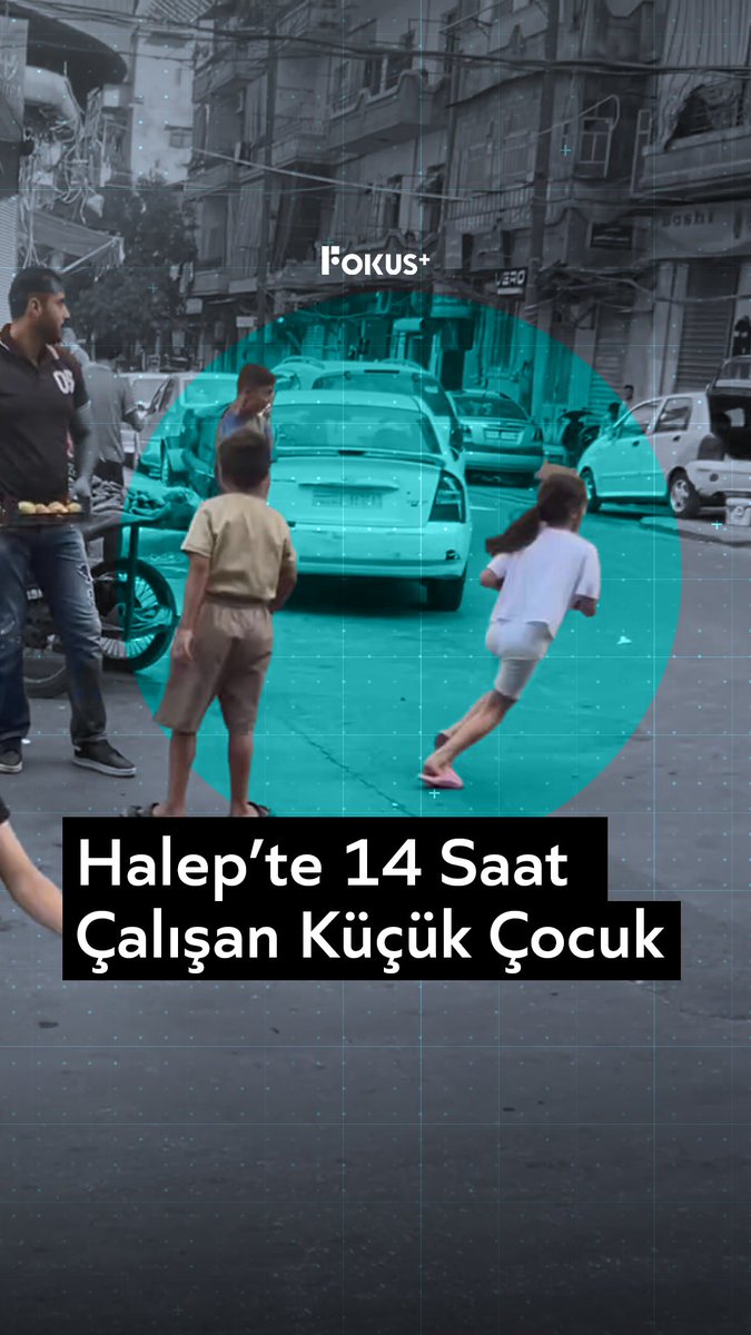 ➕ Okulu bırakmak zorunda kalan Suriyeli bir çocuk, geçimini sağlamak için günde 14 saat çalışıyor. ▪️ Onun hikâyesi, Halep’te savaşın izleri altında büyüyen binlerce çocuğun yaşadığı acı gerçeği yansıtıyor.