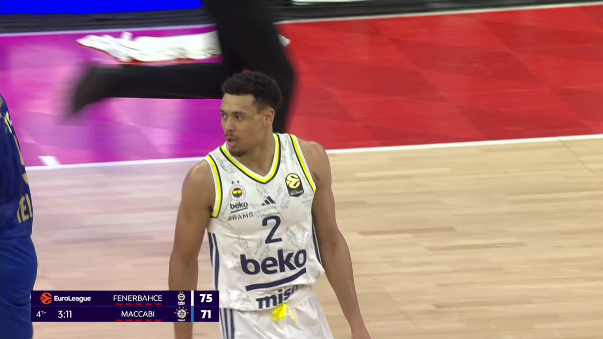 MAÇ SONUCU | Fenerbahçe Beko 84-75 Maccabi Tel Aviv Tebrikler takım! 💛💙