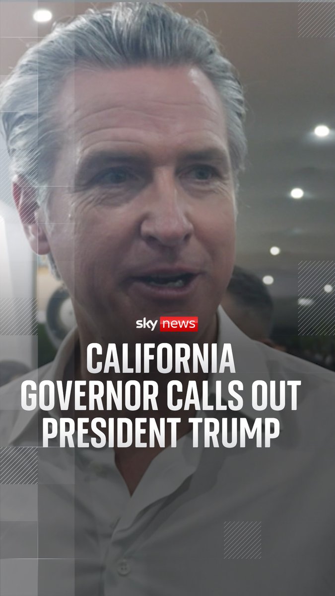 "I'm here in the absence of leadership from Donald Trump." Governor of California Gavin Newsom has told Sky News that he attended the COP30 summit in Brazil to show up for his country and showcase California.