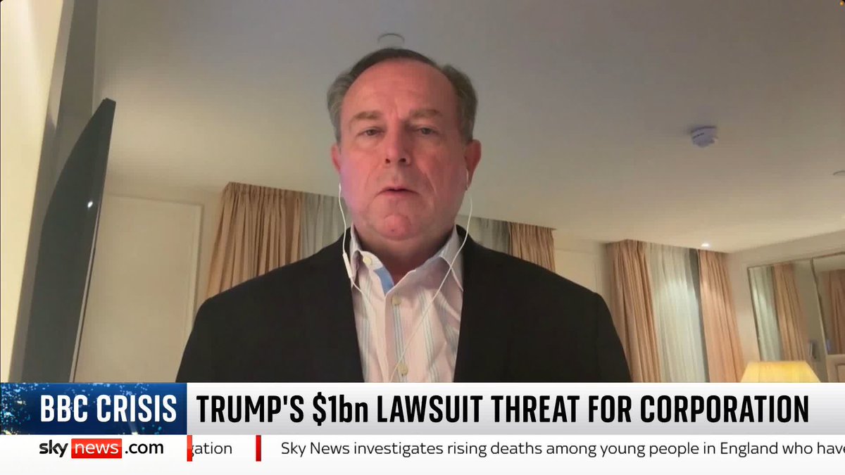 "I don't think he says these things lightly." Christopher Ruddy, CEO of Newsmax Media, tells Yalda Hakim he believes Donald Trump has a "serious plan" to sue the BBC. 📺 Sky 501, Virgin 602, Freeview 233 and YouTube