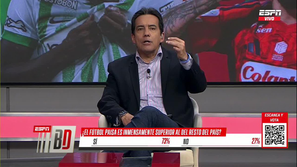¿El fútbol paisa es inmensamente superior al del resto del país? #BalónDividido "SÍ, es inmensamente superior. Sumen los demás y NO LES LLEGAN a Nacional y DIM" Carlos Orduz ▶️ Súmate a BALÓN DIVIDIDO en el Plan Premium de #DisneyPlus