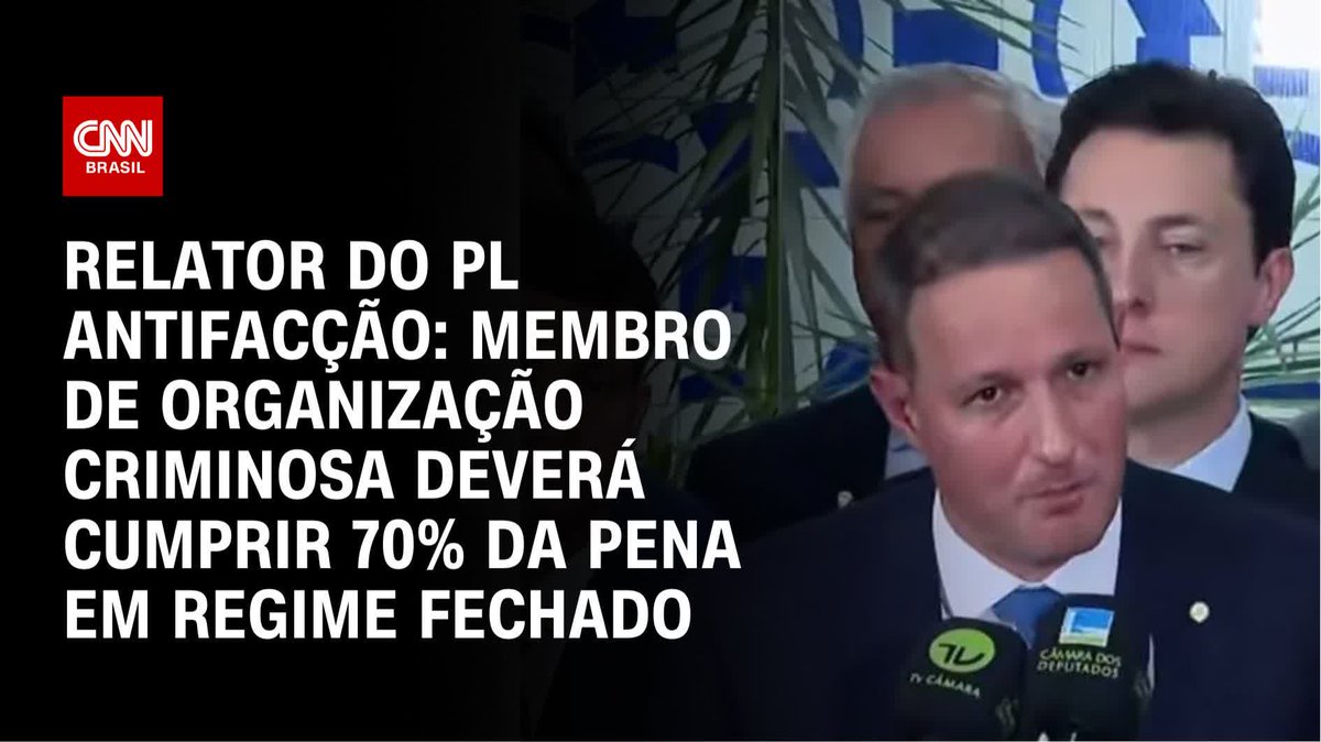 PL Antifacção: Criminoso deverá cumprir 70% da pena em regime fechado, diz Guilherme Derrite; assista