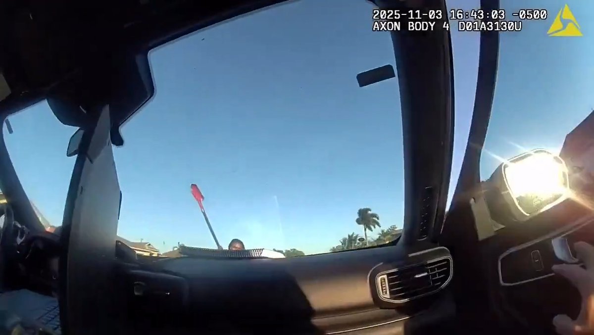 15 year old Amy Chance decided it was a good idea to just start smashing a shovel into a Port St. Lucie, FL police car after officers arrived outside her home for a domestic disturbance call (call was about her being violent) She has since been charged with a felony due to the dollar value of the damage inflicted on the vehicle. Honestly, she's lucky it didn't go a lot worse for her... #CityLife #police #dumb #teen #shovel #FAFO #IQtest #fail #Florida #FloridaWoman #PortStLucie