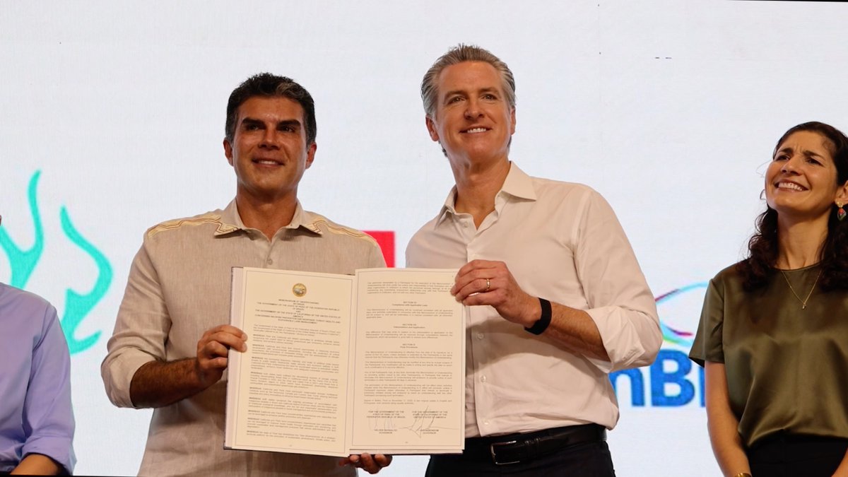 I just signed an MOU with the Brazilian Governor of Parà, @HelderBarbalho, to strengthen cooperation on wildfire prevention and response. We're identifying areas of risk, enhancing forest monitoring, and sharing research and expertise for emergency response.