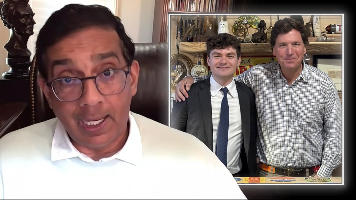 BREAKING EXCLUSIVE: Alex Jones Debates Dinesh D'Souza On American Zionists' Attempts To Demonize &amp; Deplatform Tucker Carlson MUST-SEE FULL INTERVIEW! Dinesh D'Souza