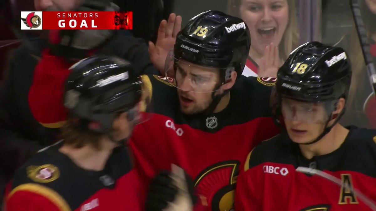 DRAKE BATHERSON OPENS THE SCORING FOR THE SENATORS 😮‍💨