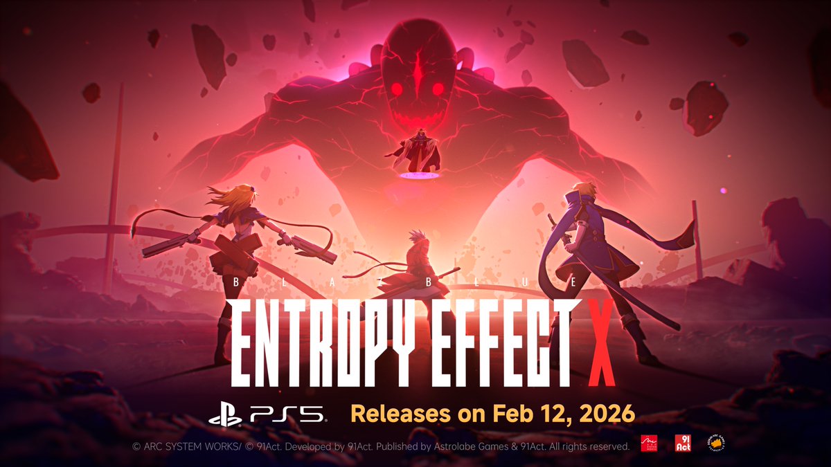 Your favorite BlazBlue heroes return in a chaotic roguelike remix. BlazBlue Entropy Effect X launches February 12 on PS5: