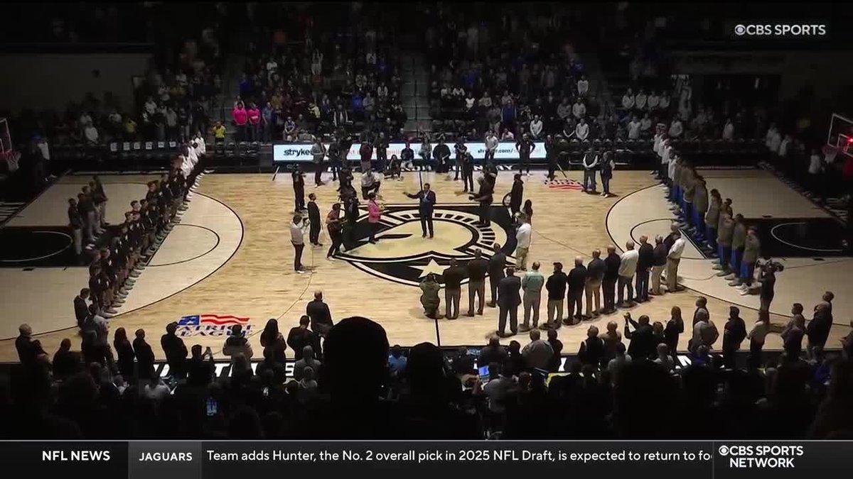 "These young men represent the two best institutions in our country: The U.S. Military Academy and Duke University" Coach K loves both of his programs 🔥 Duke Men’s Basketball Army Men's Basketball