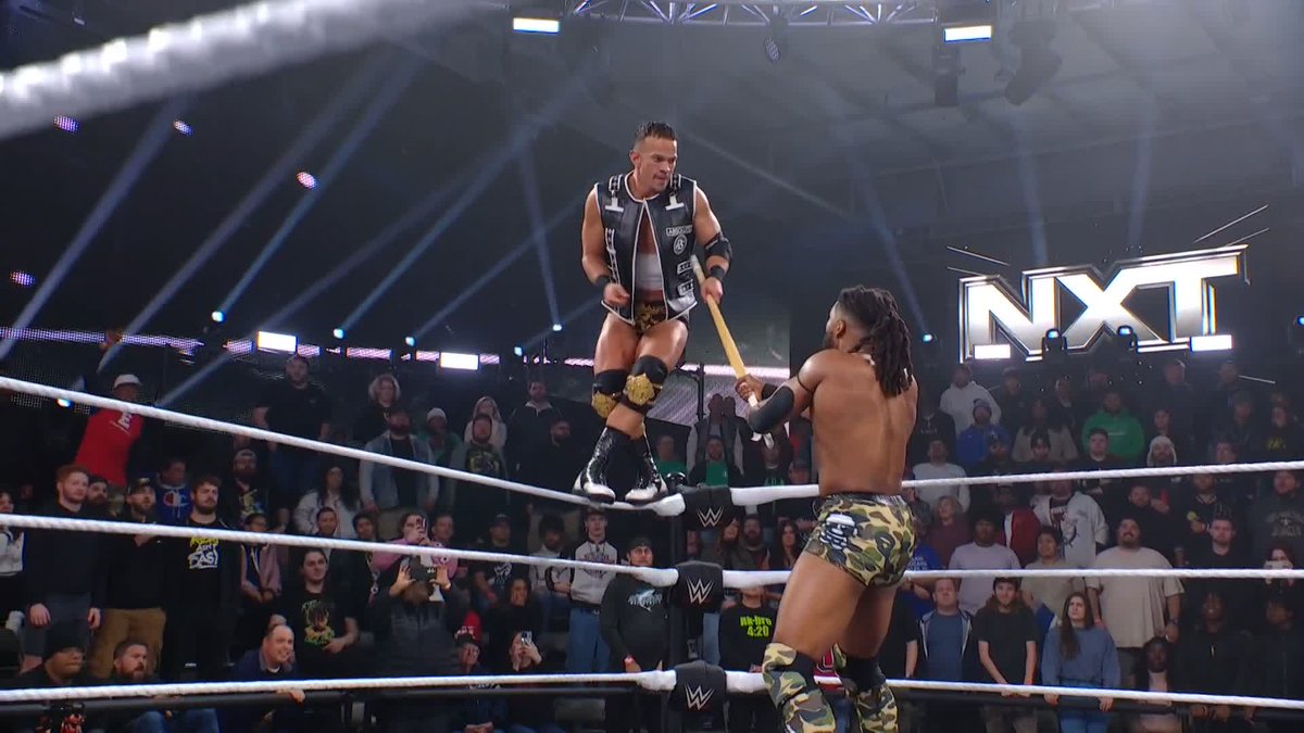 This match is already hard-hitting... Ricky and Trick are doing WHATEVER it takes! 👊