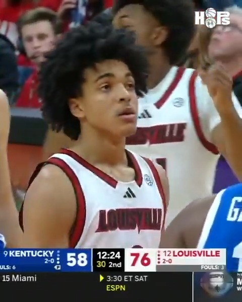 Louisville freshman Mikel Brown Jr. against rival Kentucky: 29 PTS | 8-16 FG | 5 AST