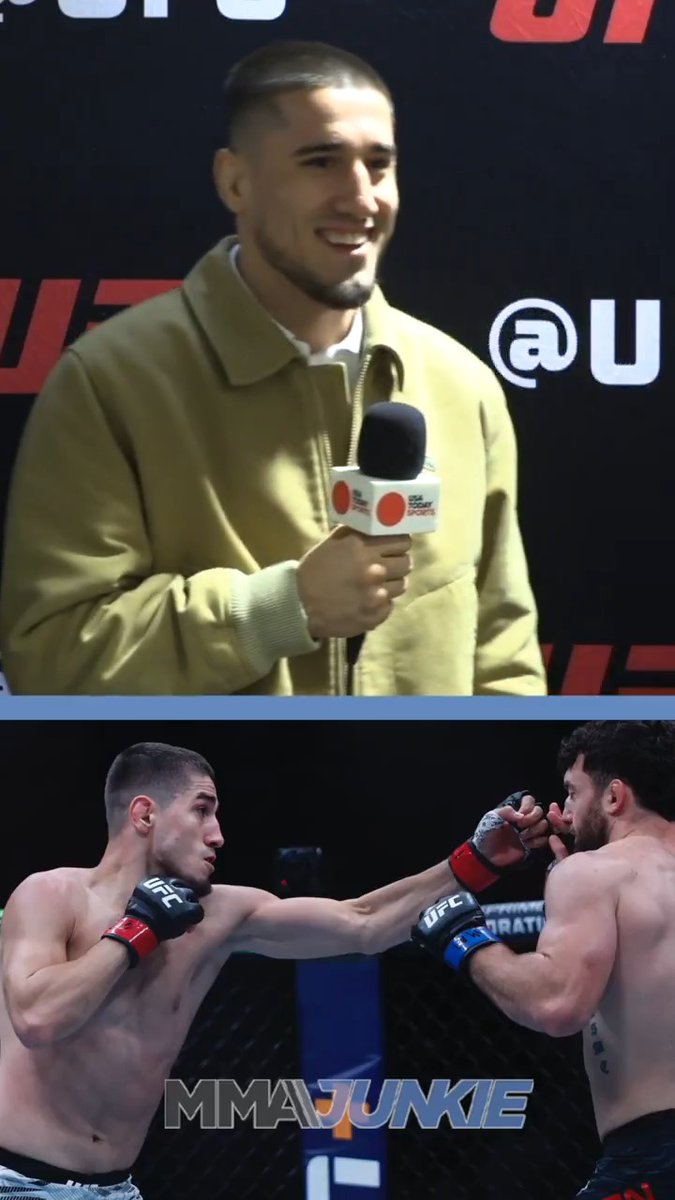 Baisangur Susurkaev refuses to lose at #UFC322 after a "very bad" debut. "I can never lose. I will win every fight. It's my character." (via Mike Bohn)