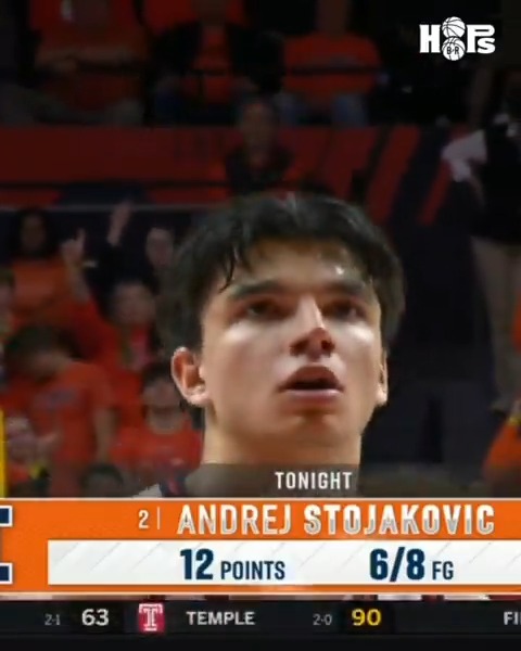 Illinois transfer Andrej Stojakovic went off in a win over No. 11 Texas Tech: 23 PTS | 11-16 FG | 3 STL | 3 REB | 26 MINS