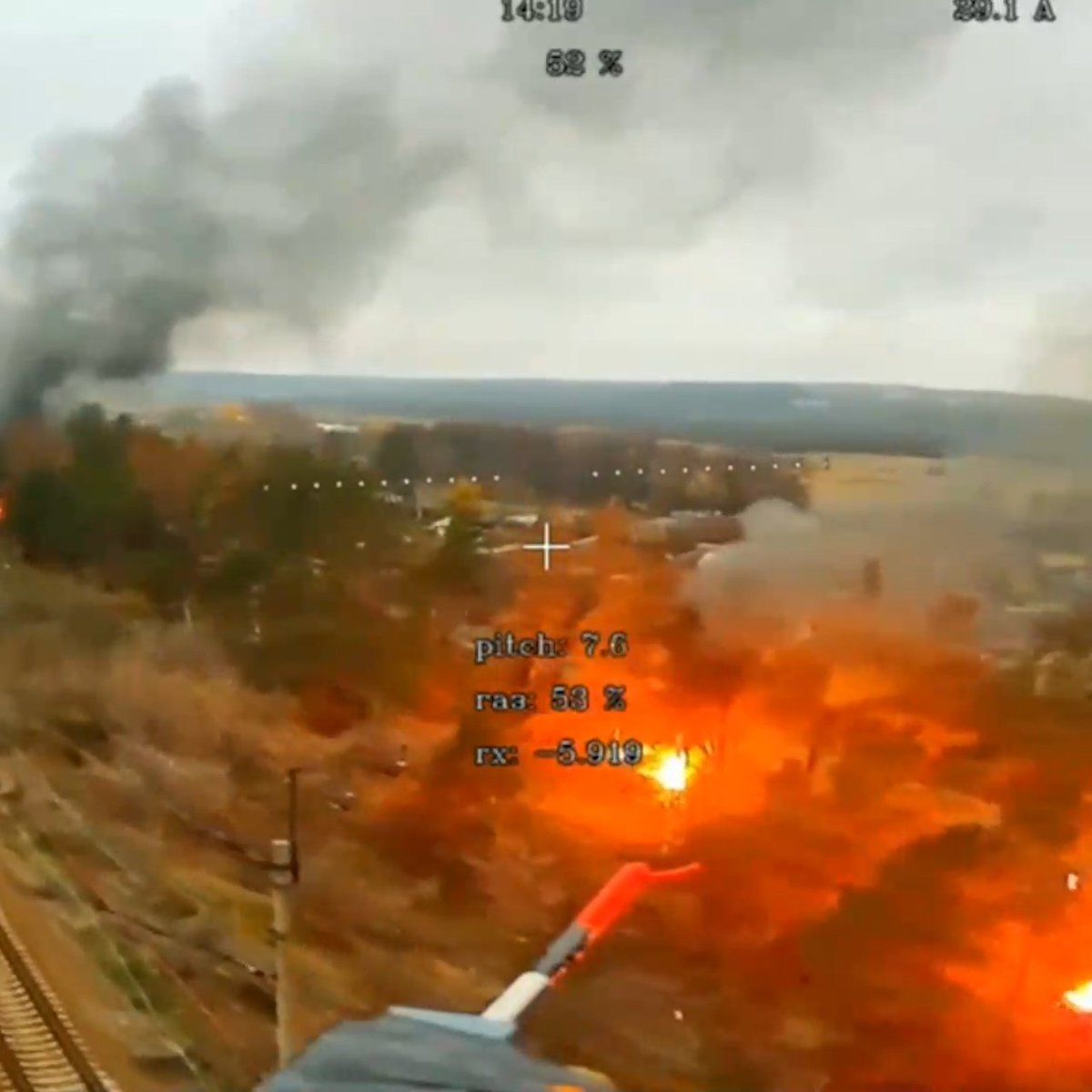 🇷🇺🇺🇦 | GUERRA UCRANIA-RUSIA: Drones rusos destruyen 5 vehículos blindados ucranianos.