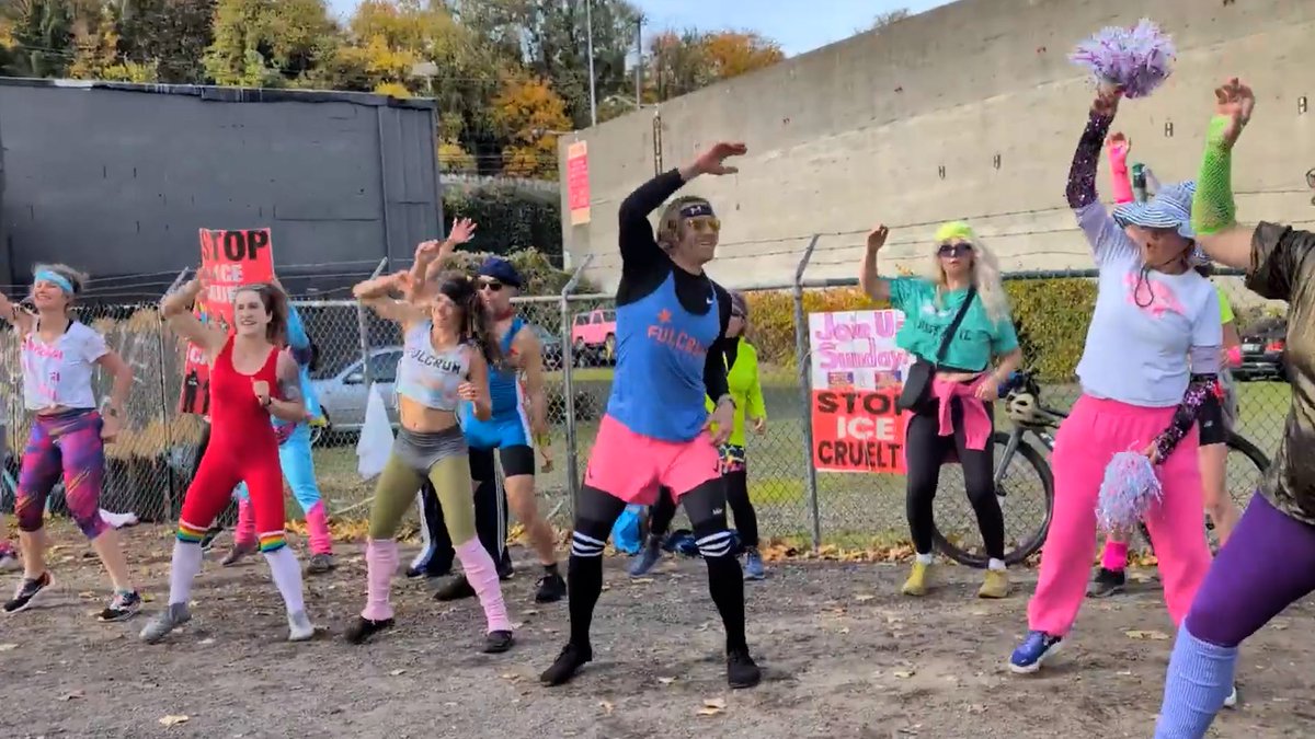 I regret to inform you that the liberals are dancing again to protest ICE. How will Trump ever recover from this?