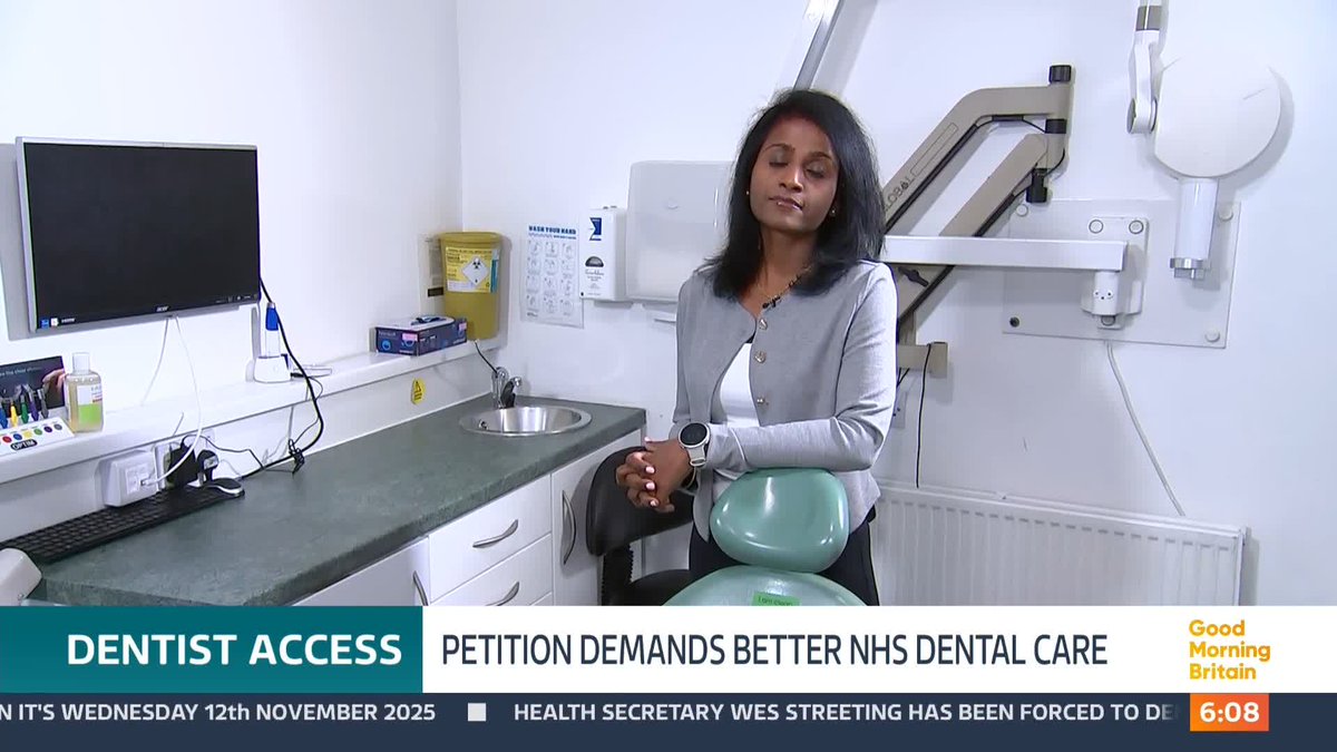 A petition of over 100,000 signatures will be handed to the Department of Health today, demanding better funding to improve access to NHS dentists. The British Dental Association says half the population of England can’t get free dental treatment. @nityagrajan reports.