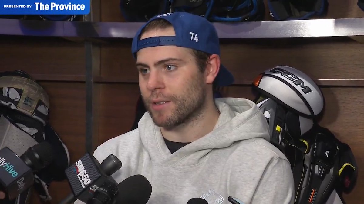 “There’s different chances that we had that just missed.” 🗣️ Jake DeBrusk meets with the media following tonight's game against Winnipeg. #Canucks | The Province