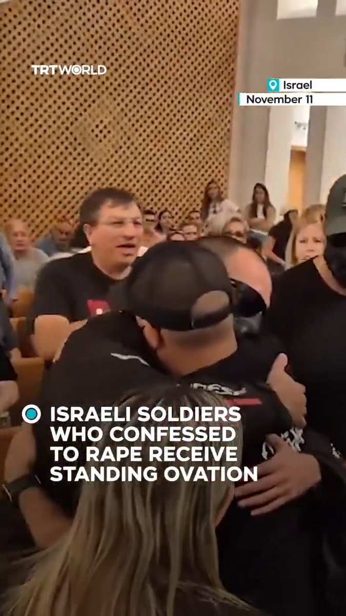 Israeli soldiers who admitted to raping a Palestinian detainee at the Sde Teiman detention camp on July 2024 were met with applause as they appeared in court. The scene, amplified by far-right ministers calling them “heroes,” has drawn international condemnation