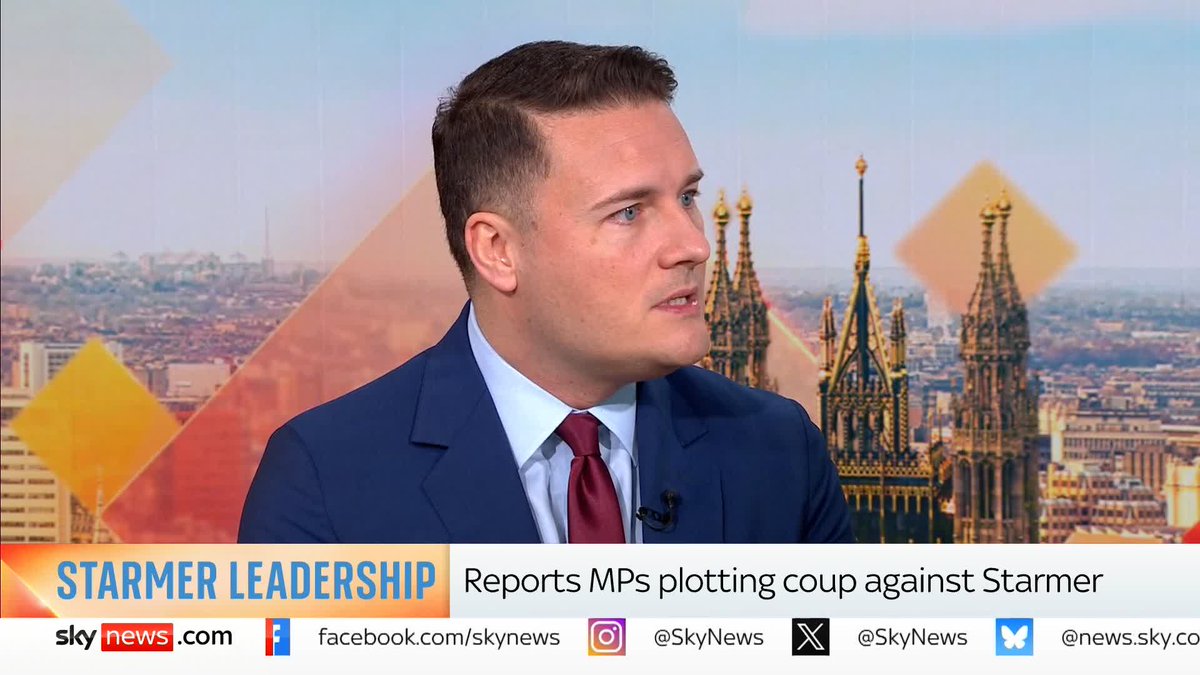 🗣️ 'Nor did I shoot JFK… I had nothing to do with Shergar, and I don’t think the moon landings are fake.' Wes Streeting denies plotting to oust the PM when questioned by Sophy Ridge Live updates: 📺 Sky 501 and YouTube