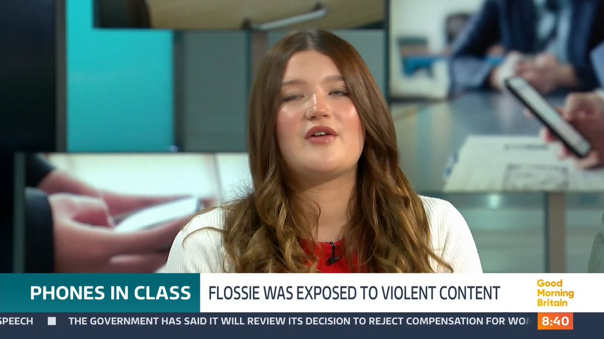 Horrific images, violent videos and even pornography are just some of the things that student Flossie McShea says she was exposed to on phones at school. Now, the 17-year-old has joined a campaign to get them banned from schools altogether.