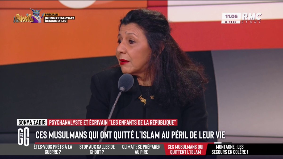 🚨 Ces musulmans qui ont quitté l'Islam au péril de leur vie : "Sortir de l'Islam, vous ne pouvez pas le faire." 🎙️ Sonya Zadig : "J'ai rencontré un groupe qui se revendique apostat. Apostat, c'est un statut juridique qui précipite tout de suite dans la peine de mort." #GGRMC