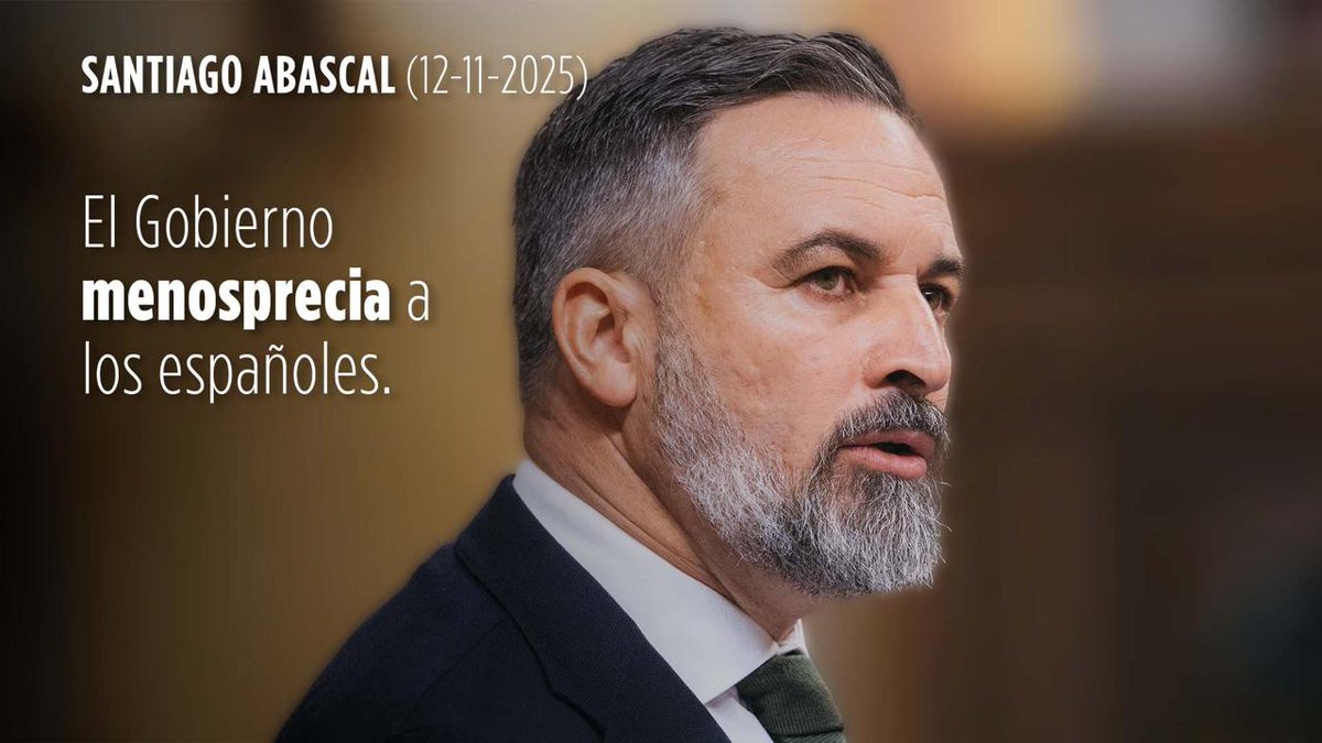 Para este Gobierno: ❌ No hay dinero para arreglar los caminos rurales. ✅ Sí para financiar congresos sobre movilidad sostenible. ❌ No hay dinero para adecuar el Barranco del Poyo. ✅ Sí para convertir el Valle de los Caídos en un templo masónico. ❌ No hay dinero para construir presas y hacer cortafuegos. ✅ Pero sí para medir cada gramo de CO2 de los españoles. ‼ Santiago Abascal 🇪🇸