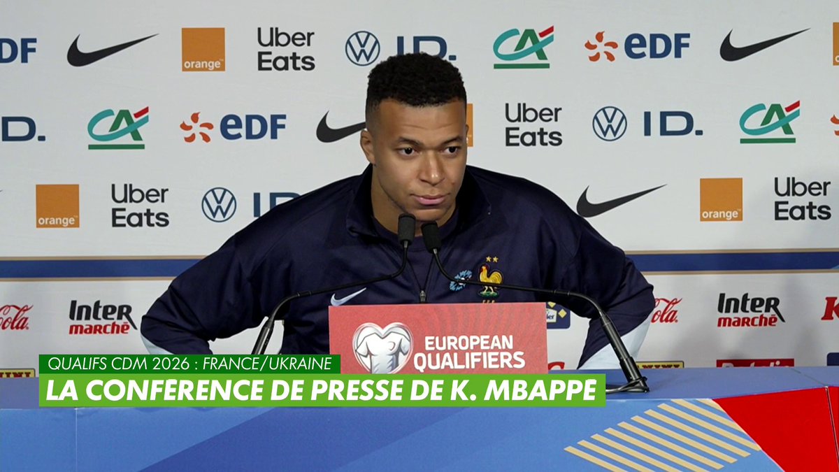 Le très beau message de Kylian Mbappé en conférence de presse à la veille de la commémoration des 10 ans des attaques du 13 novembre 2015 👏