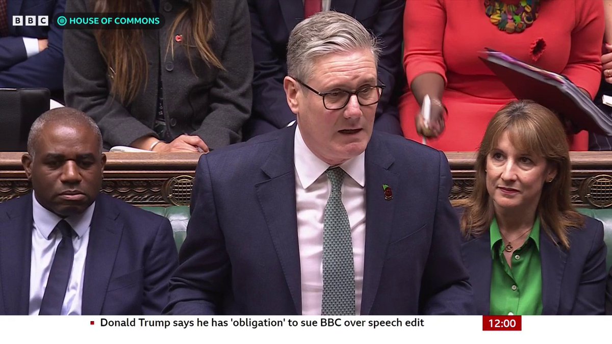 Lib Dem leader Ed Davey says BBC board member Robbie Gibb should have no role in appointing the next director general and asks if the PM will sack him “I’m a strong supporter of the BBC in the terms I’ve already set out,” says Keir Starmer #PMQs