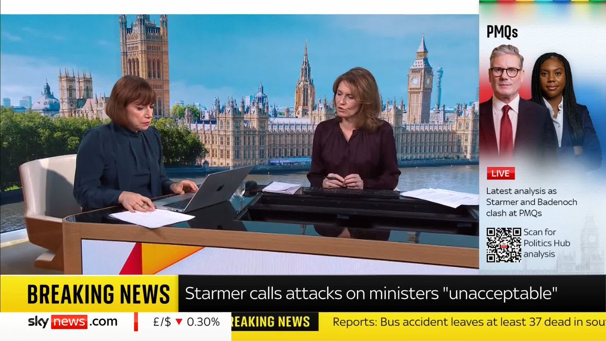 "The prime minister went in there with an in-tray full of trouble..." Sky's Beth Rigby reflects on the atmosphere in the Commons during PMQs amid claims of a leadership coup. 📺 Sky 501, Virgin 602, Freeview 233 and YouTube